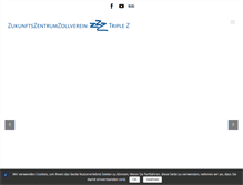 Tablet Screenshot of newsletter.triple-z.de